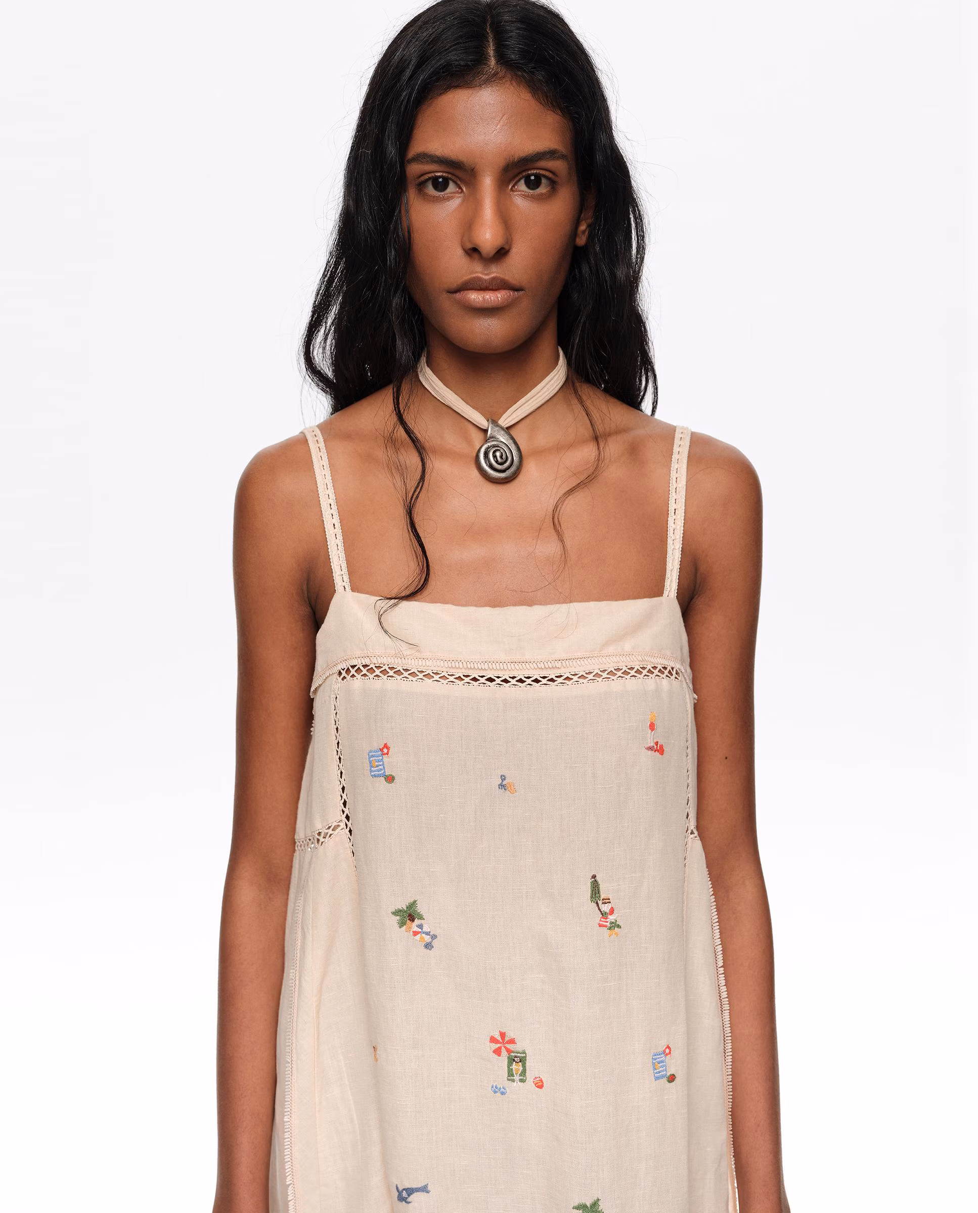 Vestido Lino Arena